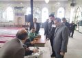 حضور شهردار انابد در کنار مردم برای شرکت در انتخابات
