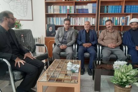 دیدار شهردار و اعضای شورای اسلامی شهر انابد با رییس دادگستری و دادستان شهرستان بردسکن